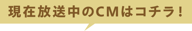 現在放送中のCMはこちら