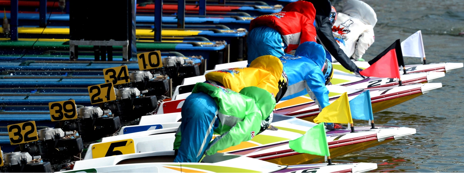 ボートレースのフライングスタートの説明画像